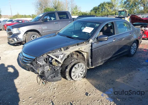 2011 Honda Accord 2.4 Lx from USA, damaged, VIN 1HGCP2F32BA041380